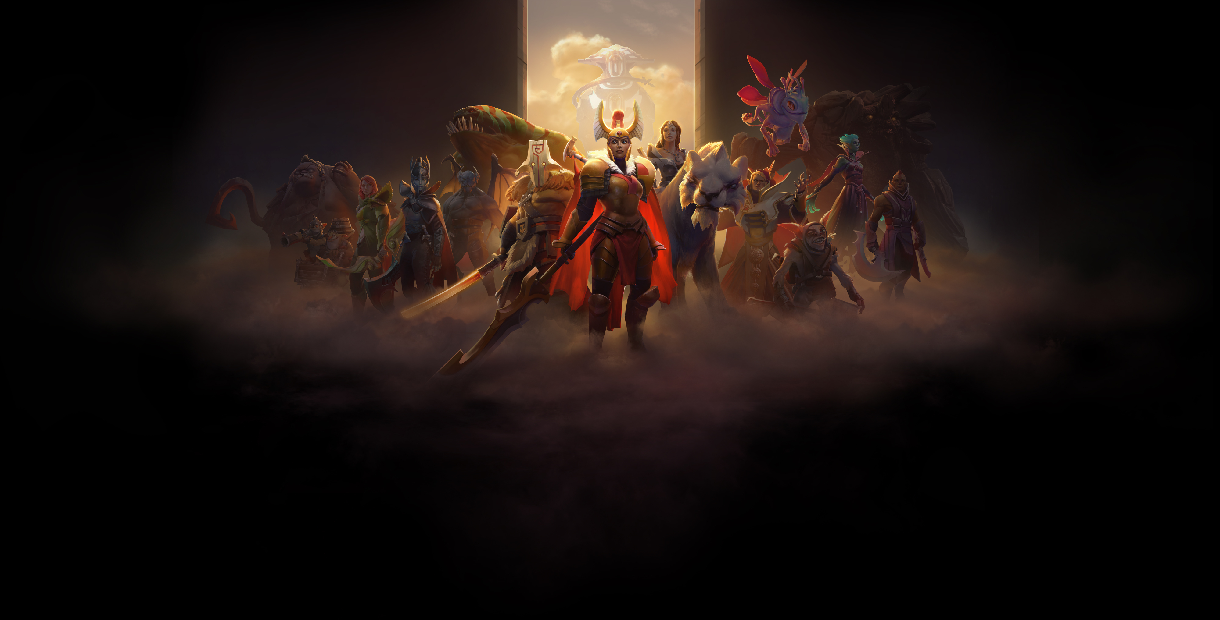 Dota 2 英雄集结视觉