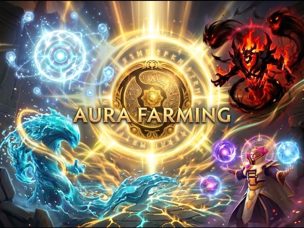 AURA FARMING Steam 游廊封面